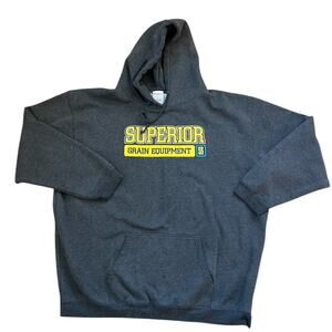 Men’s 3XL Hoodie sweatshirt.  Superior on front.